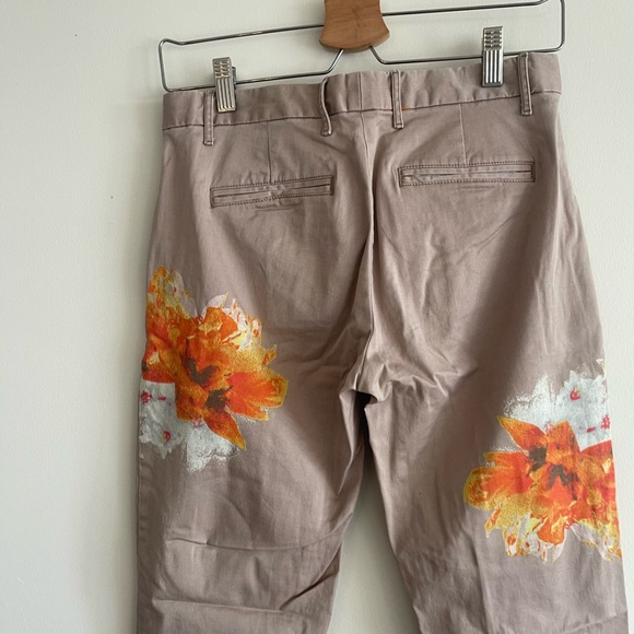 Gap straight floral khakis - Picture 4 of 4